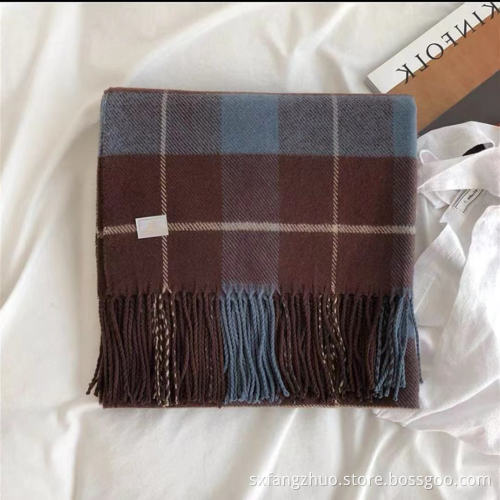 ladies scarf 64*204 printed winter scarf for women